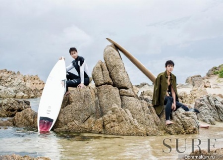 Lee Ki Woo, Kim San Ho для SURE October 2014