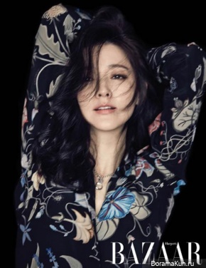 Lee Young Ae для Harper’s Bazaar Korea January 2015