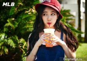 Suzy (Miss A) для MLB Korea Summer 2015 CF
