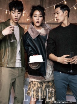 Nam Joo Hyuk, Kang Seung Hyun, Park Hyeong Seop для Elle December 2014