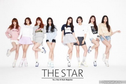 Nine Muses для The Star April 2015