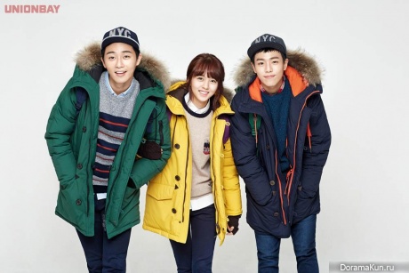Kim So Hyun, Lee Hyun Woo, Park Seo Joon для Unionbay F/W 2014 Extra