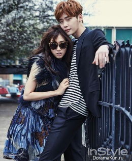 Lee Jong Suk, Park Shin Hye для InStyle April 2015 Extra