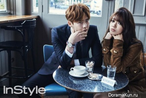 Lee Jong Suk, Park Shin Hye для InStyle April 2015
