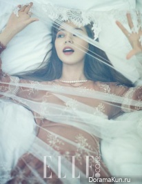 Jin Tae Eun, Park Shi Eun для Elle Bride October 2015