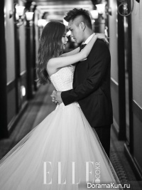 Jin Tae Eun, Park Shi Eun для Elle Bride October 2015