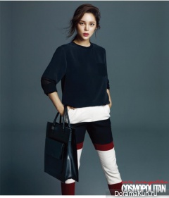 Park Si Yeon для Cosmopolitan October 2014