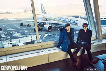 Super Junior (Leeteuk), SHINee (Onew) для Cosmopolitan February 2015