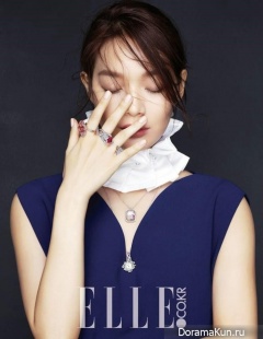 Shin Min Ah для Elle October 2014 Extra