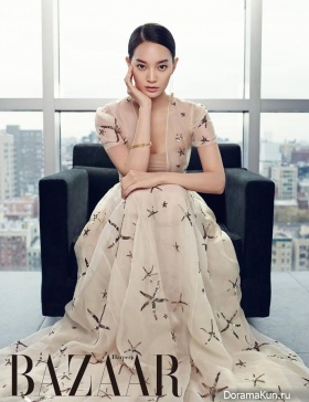Shin Min Ah для Harper’s Bazaar February 2015