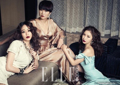 Shin Se Kyung, Kim Hyo Jin для Elle Korea January 2014 Extra