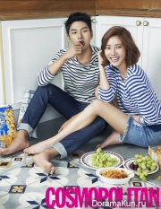 Son Dam Bi, Lee Yi Kyung для Cosmopolitan August 2015