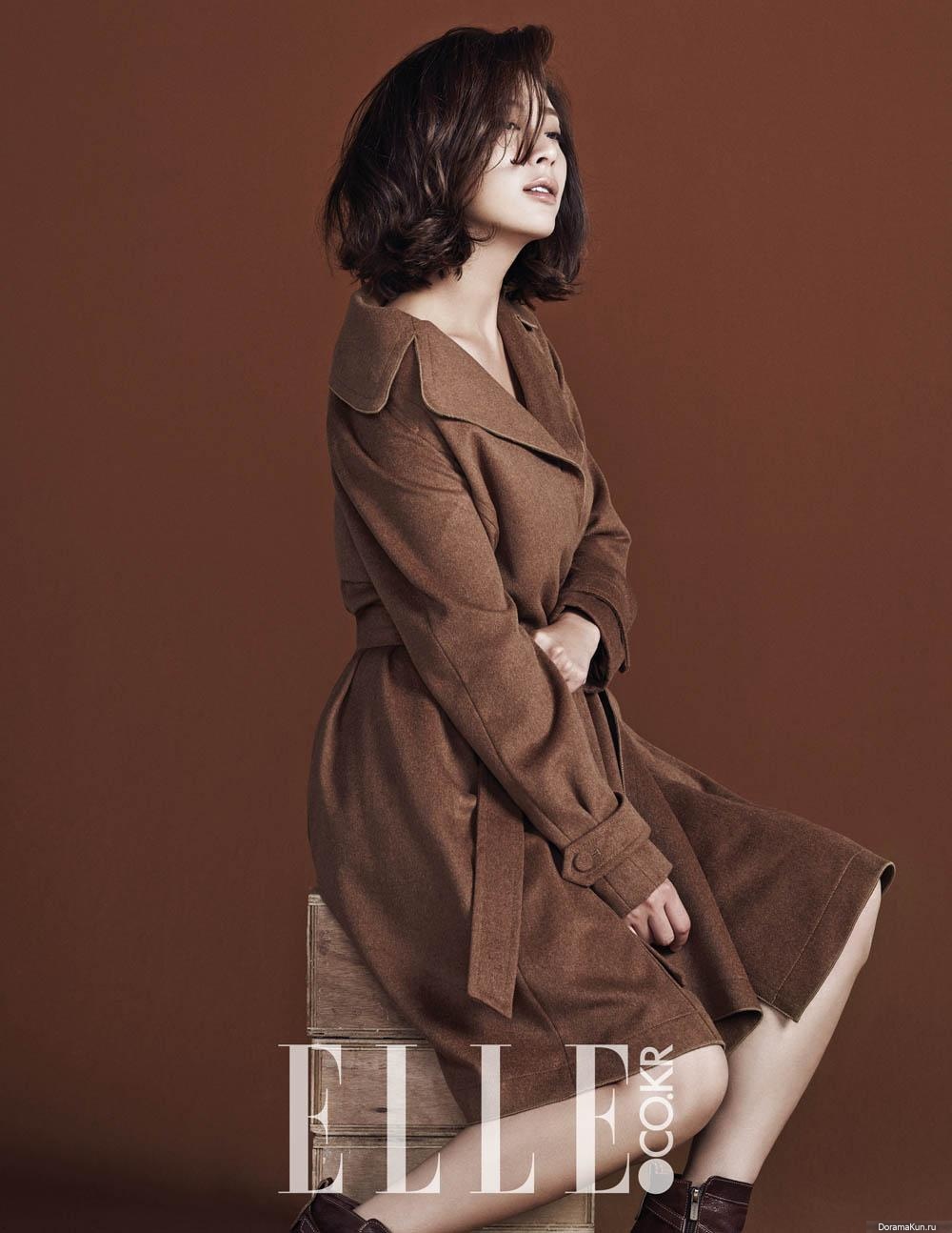 Song Yoon Ah для Elle October 2014 - Фотосессии