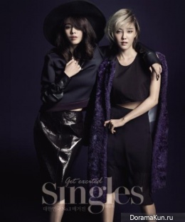 T-Ara (Eun Jung, Hyo Min, Ji Yeon) для Singles November 2014