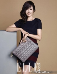 Uhm Ji Won для Elle Magazine September 2014