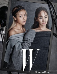 Wonder Girls (Yubin, Yenny) для W Korea October 2015