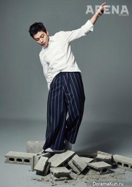 Yeo Jin Goo для Arena Homme Plus February 2015 Extra