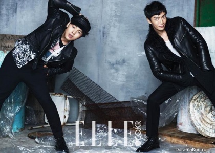 Lee Min Ki, Yeo Jin Goo для Elle January 2015