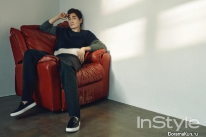 Yoo Ji Tae для InStyle December 2015
