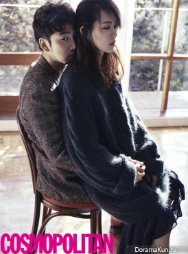 Yoon Kye Sang, Han Ye Ri для Cosmopolitan December Korea 2015
