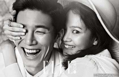 Yoon Seung Ah, Kim Moo Yeol для Elle March 2015 Extra