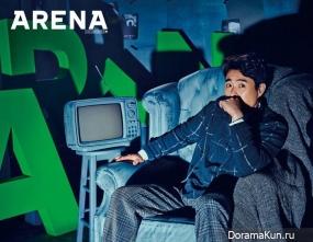 Yoo Ah In, Lee Seo Jin, Hyungsik (ZE:A), Beenzino для Arena Homme Plus January 2016