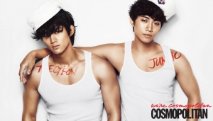 2PM's Taecyeon, Junho для Cosmopolitan Korea June 2012