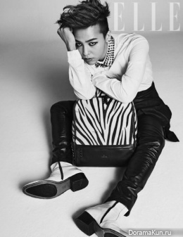 Big Bang (G-Dragon) для Elle February 2014
