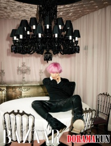 Big Bangs G-Dragon для Harpers Bazaar Korea August 2012