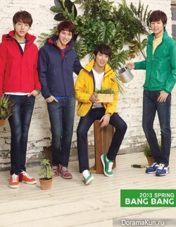 CNBLUE, Kang Sora для BANGBANG Spring 2013 Ads Extra
