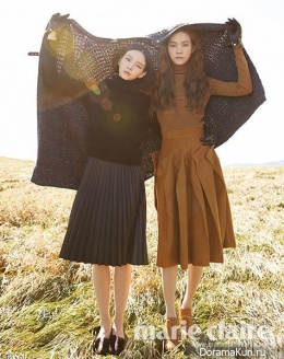 Esom, Yoon So Jung для Marie Claire October 2013