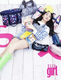 Kang Ji Young (Kara) для Elle Girl August Korea 2011
