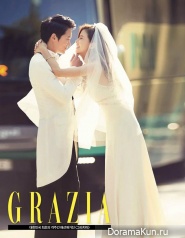 Ji Sung, Lee Bo Young для GRAZIA October 2013 Extra 2