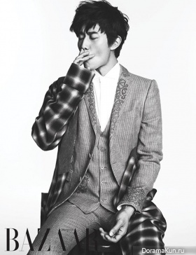 Jung Woo для Harper’s Bazaar Korea January 2014