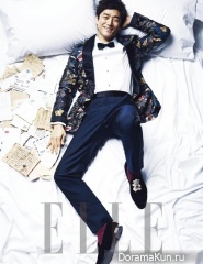 Kim Ji Hoon для Elle Korea December 2013