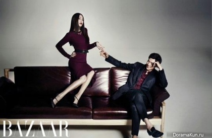Kim Kang Woo, Kim Hyo Jin для Harper’s Bazaar November 2013