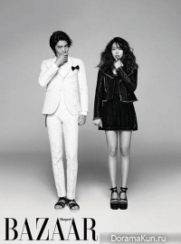Lee Min Ki, Kim Min Hee для Harper’s Bazaar March 2013