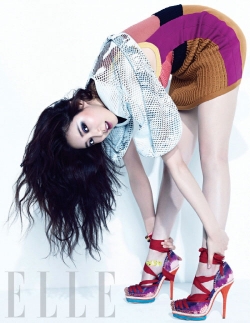 Kim Sa Rang для Elle Korea April 2011