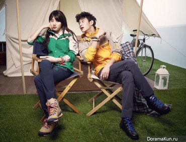 Kim Soo Hyun, Suzy для Bean Pole Outdoor SS2013 Ads