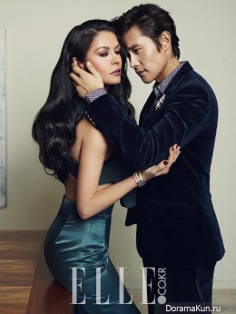 Lee Byung Hun, Catherine Zeta-Jones для Elle August 2013 Extra