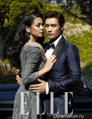 Lee Byung Hun, Catherine Zeta Jones для Elle August 2013