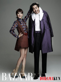 Jung Yumi, Lee Jin Wook для Harper’s Bazaar 2012