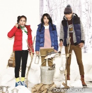 Lee Min Ki и др. для UNIONBAY Winter 2012 Ads