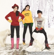 Lee Min Ki и др. для UNIONBAY Winter 2012 Ads
