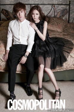 DBSK's Yunho, Lee Yeon Hee для Cosmopolitan Korea February 2012