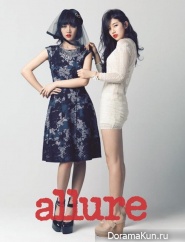 Jia, Suzy для Allure December 2012