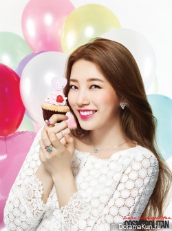 Suzy (Miss A) для Cosmopolitan Korea February 2014