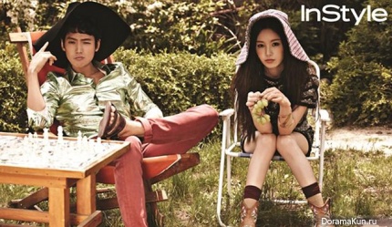 Jung Kyung Ho, Nam Gyu Ri для InStyle June 2013