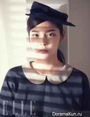 Park Si Yeon, Ha Ji Won для Elle Korea April 2012