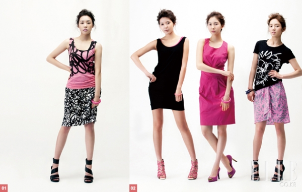 SNSD для Elle Korea April 2010